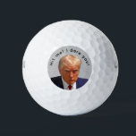 Trump Mug Personalize Golf Balls<br><div class="desc">Add your message.</div>