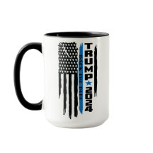 Trump Mug : Retour au bleu