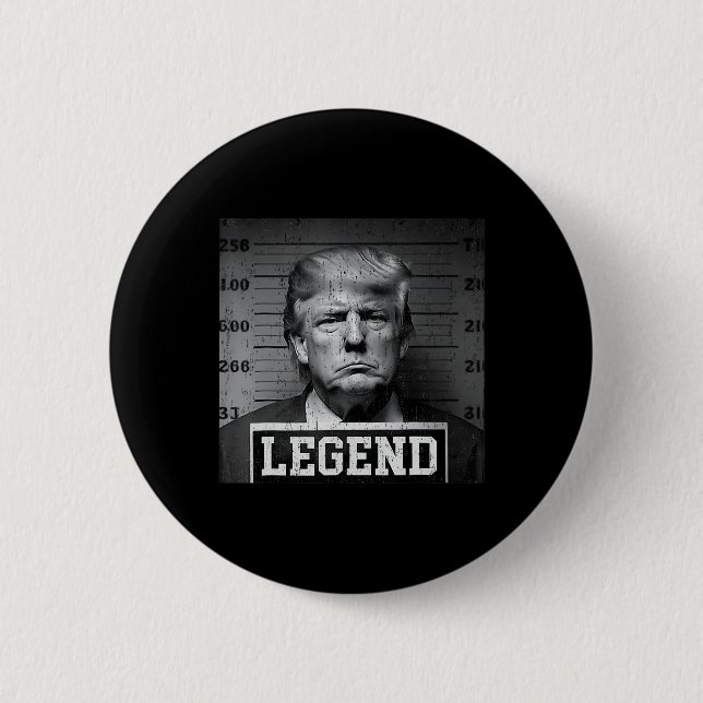 Trump Mug Shot  2 Inch Round Button (Front)