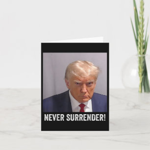 Trump Mug Shot Card