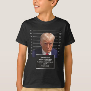 Trump Mug Shot President Donald J Trump Mugshot 20 T-Shirt