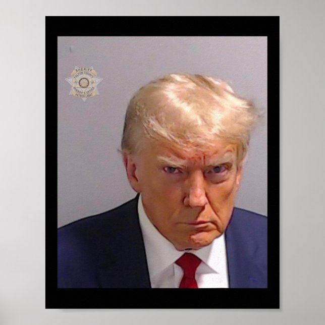 Trump Mugshot Tee - Iconic And Funny  Poster (Front)