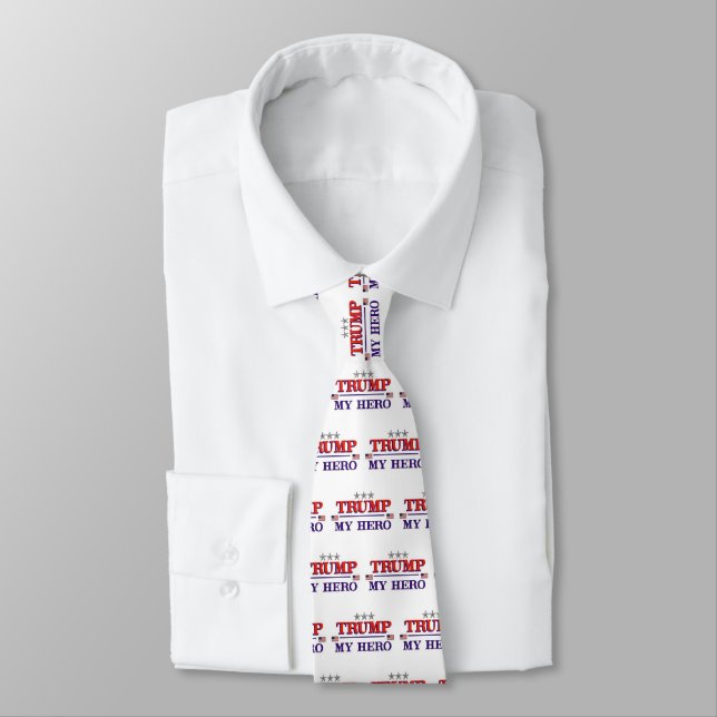 TRUMP My Hero Neck Tie (Tied)