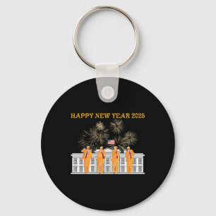 Trump New Year 2025 White House Fireworks Celebrat Keychain