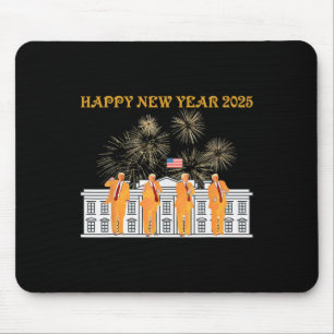 Trump New Year 2025 White House Fireworks Celebrat Mouse Pad
