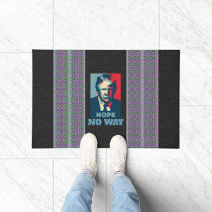 Trump Nope No Way Doormat