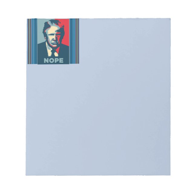 Trump Nope Notepad (Front)