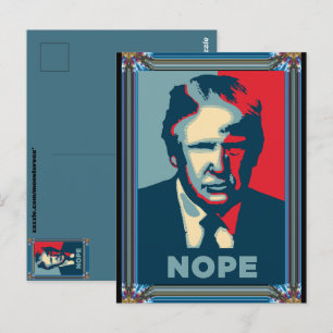 Trump Nope Postcard