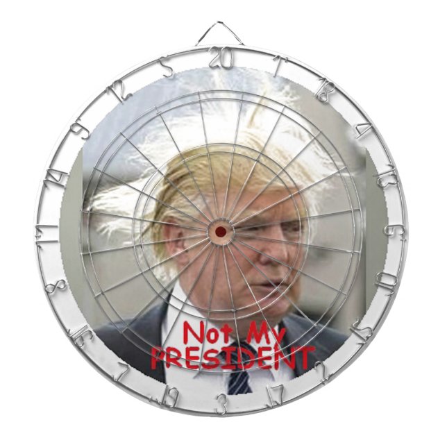 TRUMP Not My President Dart Dartboard (Front)