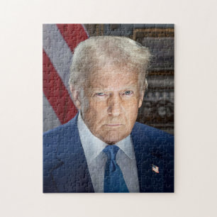 Trump Official President Portrait Photo 2025 Jigsaw Puzzle