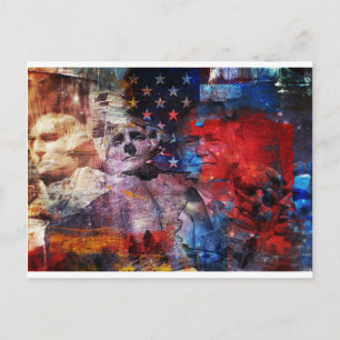 Trump on Mount Rushmore Postcard