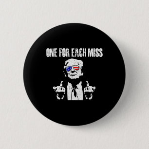 Trump One For Each Miss 2 Inch Round Button