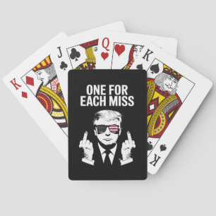 Trump One For Each Miss Playing Cards