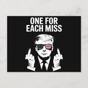 Trump One For Each Miss Postcard