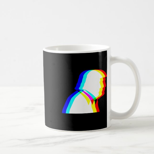 Trump Optical Illusion Edm  Coffee Mug (Right)