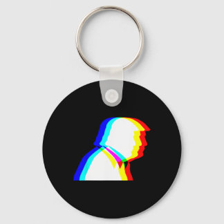 Trump Optical Illusion Edm Keychain