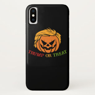 Trump Or Treat Funny Pumpkin Halloween Case-Mate iPhone Case