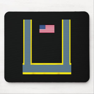 Trump Orange Vest Make Garbyge Great Again Funny T Mouse Pad