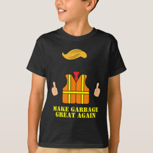 Trump Orange Vest Make Garbyge Great Again Funny T T-Shirt