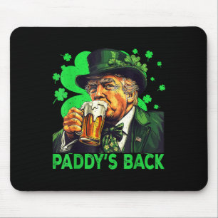 Trump Paddy's Ck St Patricks Day Funny Men Women Mouse Pad