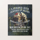 Trump Panties Miami Catholic Church White Jigsaw Puzzle<br><div class="desc">PrimAlaska Brand. This is a template design. Press the Personalize bar to fill in the fields. You can also press edit design to fill in the text fields and make other changes. Select a text box and then click on edit text at top right of the tools boxes to change...</div>