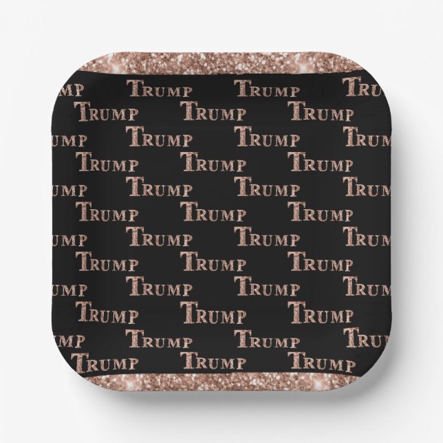TRUMP PAPER PLATE (Front)