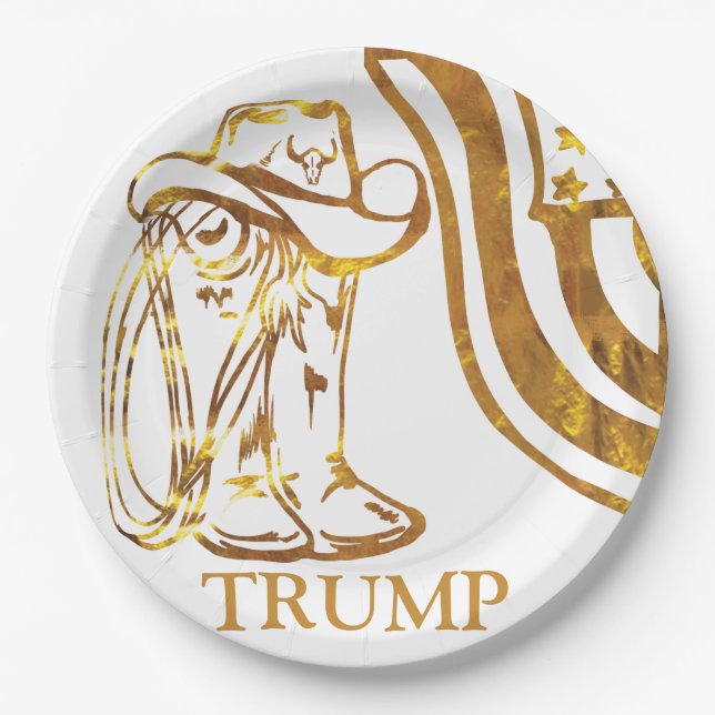 TRUMP  PAPER PLATE (Front)