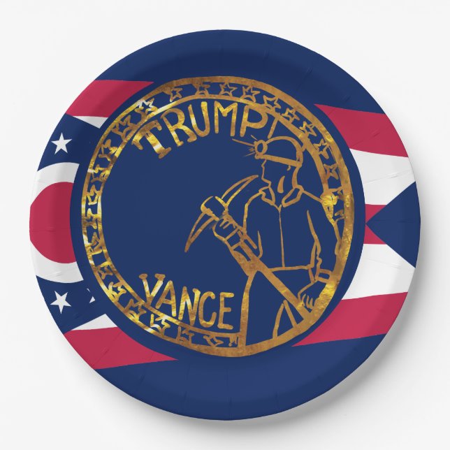  TRUMP PAPER PLATE (Front)
