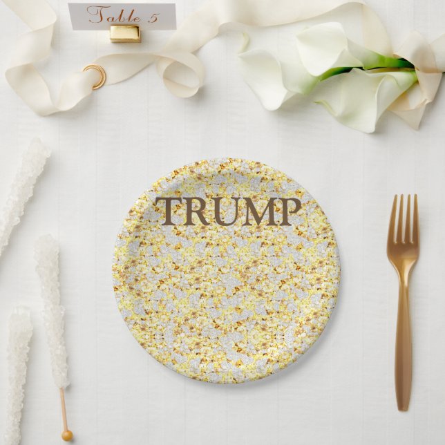 TRUMP PAPER PLATE (Wedding)