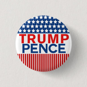 Trump - Pence 2016 1 Inch Round Button