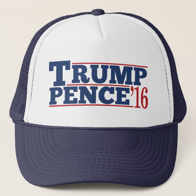 Trump Pence 2016 Trucker Hat (Front)