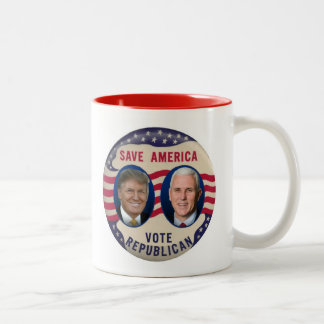 TRUMP PENCE 2016 Two-Tone COFFEE MUG
