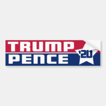 Trump Pence 2020 Bumper Sticker