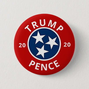 Trump Pence 2020 Tennessee 2 Inch Round Button
