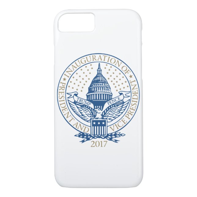 Trump Pence President Inaugural Logo Inauguration Case-Mate iPhone Case (Back)