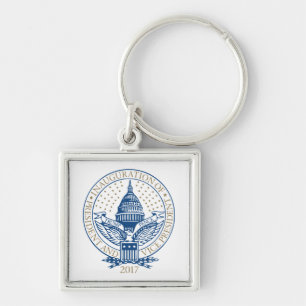 Trump Pence President Inaugural Logo Inauguration Keychain