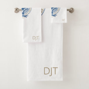 Trump Pence Presidential Inauguration Monogrammed Bath Towel Set
