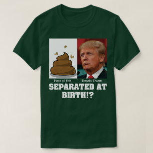 Trump Piece of Sh*it Separated At Birth Anti Trump T-Shirt