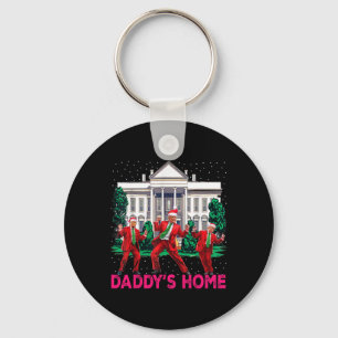 Trump Pink 2024 Take America Ck Daddy's Home Chris Keychain