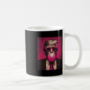 Trump Pink Bubblegum Trump Blowing Bubble Gum Vote Coffee Mug