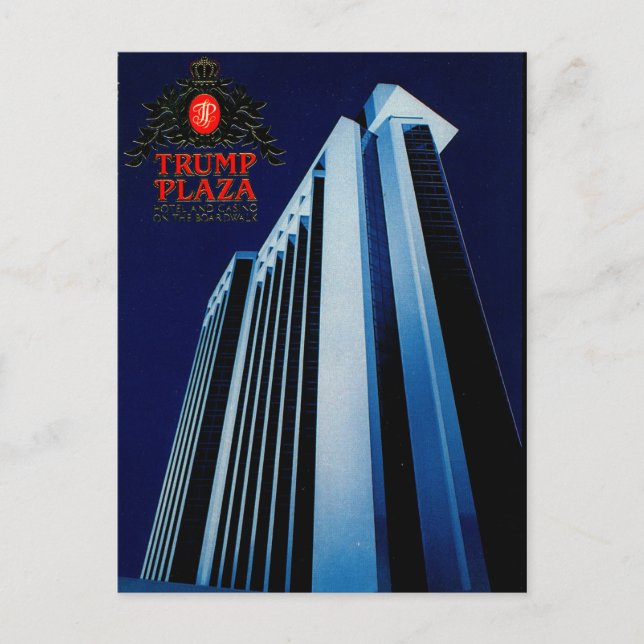 Trump Plaza Postcard (Front)