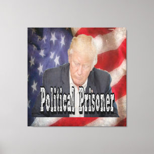 Trump Political Prisoner Canvas Print
