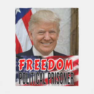 Trump Political Prisoner Fleece Blanket