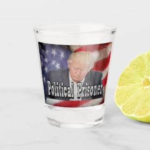 Trump Political Prisoner Shot Glass