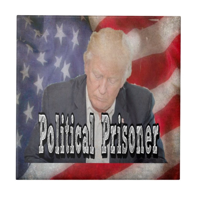 Trump Political Prisoner Tile (Front)