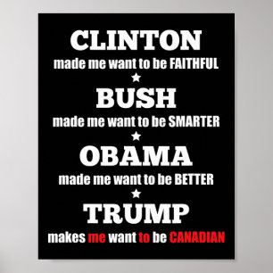 Trump Political Tee For Independents And Liberals  Poster