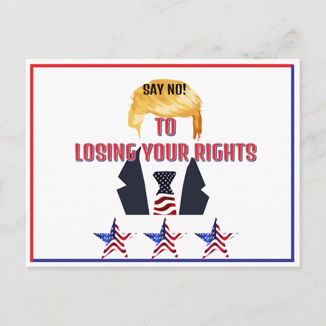 Trump Postcard Addressed To Your Senator (Front)