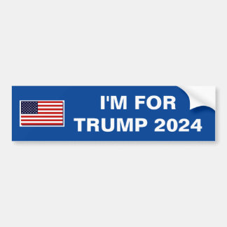 TRUMP POUR LE PRÉSIDENT 2024 BUMPER STICKER