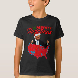 Trump Presidential Election Results Map Funny Chri T-Shirt