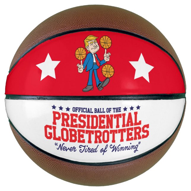Trump Presidential Globetrotters Basketball (Front)